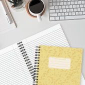 Vintages Farbmarbildmuster Notizblock