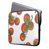 Vintages Farbnahtloses Muster mit frischer Vegetat Laptopschutzhülle (Vorderseite Links)