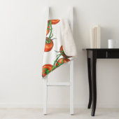 Vintages Farbnahtloses Muster mit frischer Vegetat Sherpadecke (Beispiel)