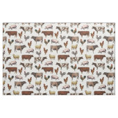 Vintages Farmtiergewebe Stoff (Fat Quarter (45,7 x 55,9 cm))
