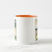 Vintages Farningham England Zweifarbige Tasse (Mittel)