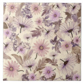 Vintages Federmuster Fliese (Vorderseite)