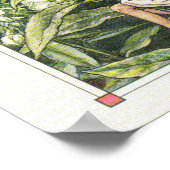 Vintages Feenposter Poster (Ecke)