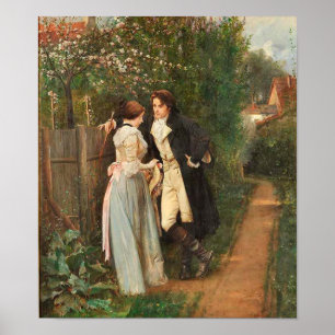 Vintages feine Kunst-Plakat Poster