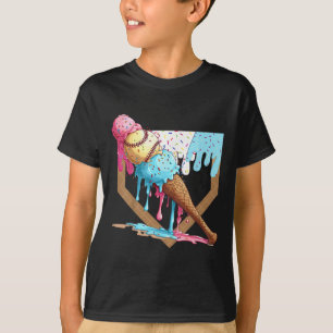 Vintages, feines Baseballeis Creme Tropfsteinhöhle T-Shirt