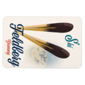 Vintages Feldberg Deutschland Skipposter Magnet (Horizontal)