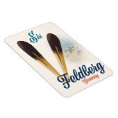 Vintages Feldberg Deutschland Skipposter Magnet (Rechte Seite)
