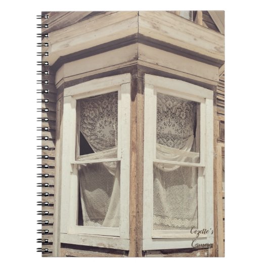 Vintages Fenster Notizblock (Vorderseite)