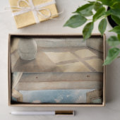 Vintages Fenster Strand Meer Meer Seidenpapier (Geschenk)