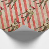 Vintages festliches geschenkpapier (Ecke)