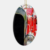 Vintages Feuerwehrschiff Keramikornament (Rechts)