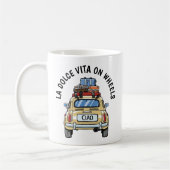 Vintages Fiat Car Kaffeetasse (Links)