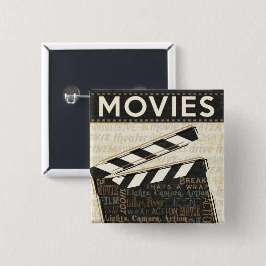 Vintages Film-Scharnierventil Button (Vorne & Hinten)