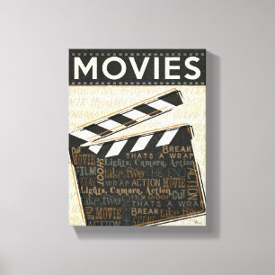 Vintages Film-Scharnierventil Leinwanddruck