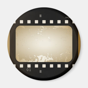 Vintages Film-Streifen-Film-Rollen-Foto Magnet