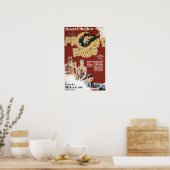 Vintages Filmplakat auf der Titelseite 1931 Poster (Küche)