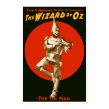 Vintages Filmplakat - Der Zauberer von OZ Tin Man