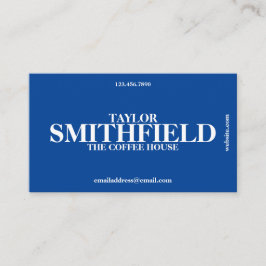 Vintages Filmplakat Inspiriert Visitenkarte