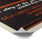 Vintages Filmplakat Poster (Ecke)