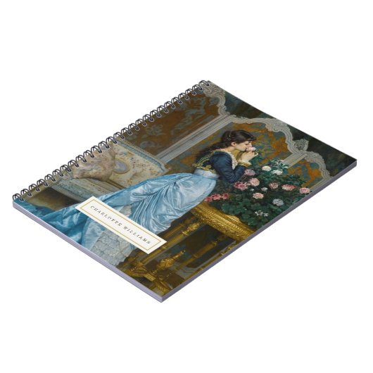 Vintages Fine Art Personalisiertes Notebook Notizblock (Linke Seite)