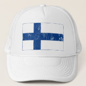 Vintages Finnland Truckerkappe (Vorderseite)