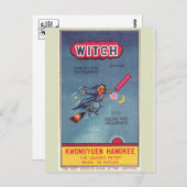 Vintages Firecracker-Paket Postkarte (Vorne/Hinten)