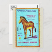 Vintages Firecracker-Paket Postkarte (Vorne/Hinten)