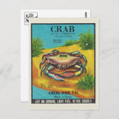 Vintages Firecracker-Paket Postkarte (Vorne/Hinten)