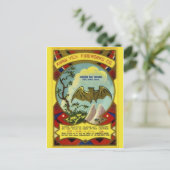 Vintages Firecracker-Paket Postkarte (Stehend Vorderseite)