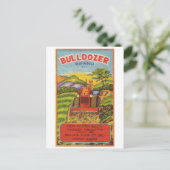 Vintages Firecracker-Paket Postkarte (Stehend Vorderseite)