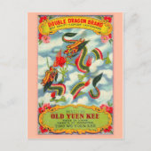 Vintages Firecracker-Paket Postkarte (Vorderseite)