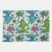 Vintages Fisch-Muster Geschirrtuch (Horizontal)