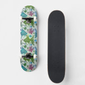 Vintages Fisch-Muster Skateboard (Vorderseite)
