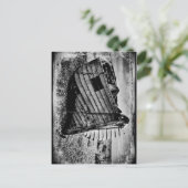 Vintages Fischerboot. Postkarte (Stehend Vorderseite)