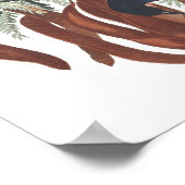 Vintages Fischkrummposter Poster (Ecke)