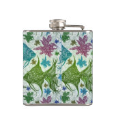 Vintages Fischmuster Flachmann (Rückseite)