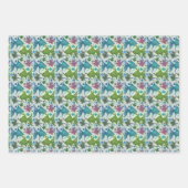 Vintages Fischmuster Geschenkpapier Set (Vorderseite 3)