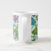 Vintages Fischmuster Jumbo-Tasse (Rückseite)