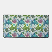 Vintages Fischmuster Schreibtischunterlage (Vorderseite)