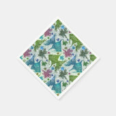 Vintages Fischmuster Serviette (Ecke)