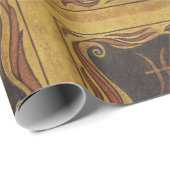 Vintages Fischtpapier Geschenkpapier (Rolleneckpunkt)