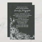 Vintages Flachbildschirm-Brautparty Einladung (Vorne/Hinten)