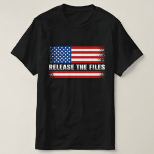 Vintages Flag "Files USA" T-Shirt