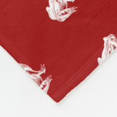 Vintages Fleecedecke (Ecke)