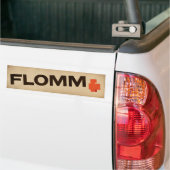 Vintages FLOMM positavo Autoaufkleber (Auf Lkw)