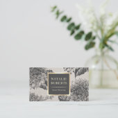 Vintages Flora und Fauna Parco Tassino Visitenkarte (Stehend Vorderseite)