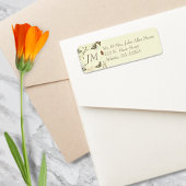 Vintages Floral Butterfly Muster