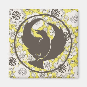 Vintages floral Crowfoot Magnet