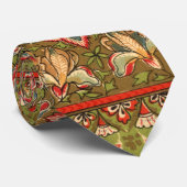 Vintages Floral Indian Rug Pattern Krawatte (Gerollt)