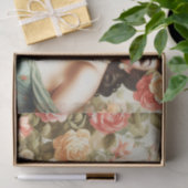 Vintages florales Button Seidenpapier (Geschenk)